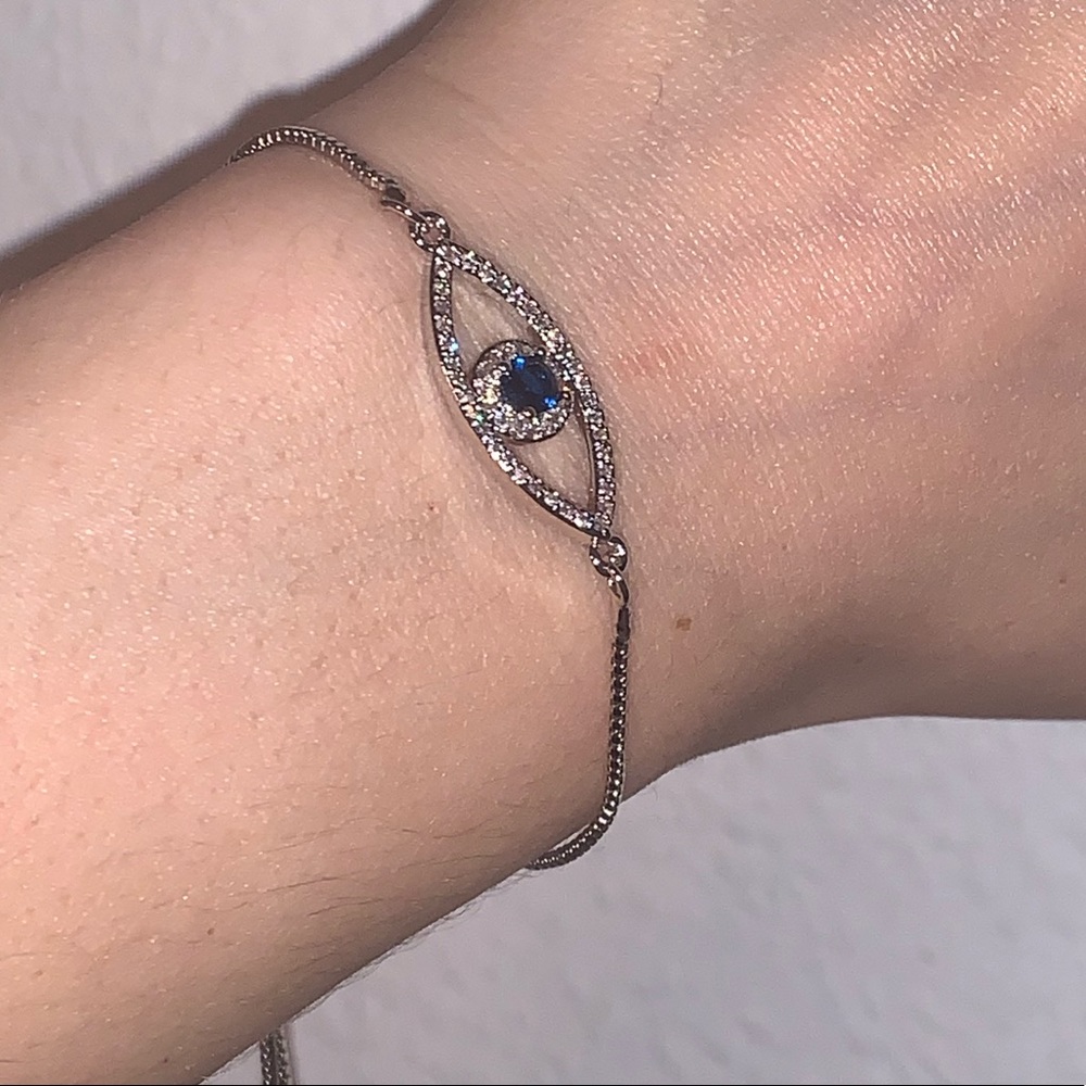 Sterling silver Evil Eye Bracelet